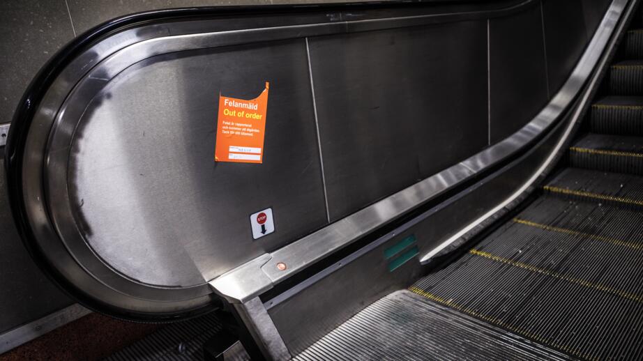 Många rulltrappor i SL-systemet behöver bytas ut just nu.