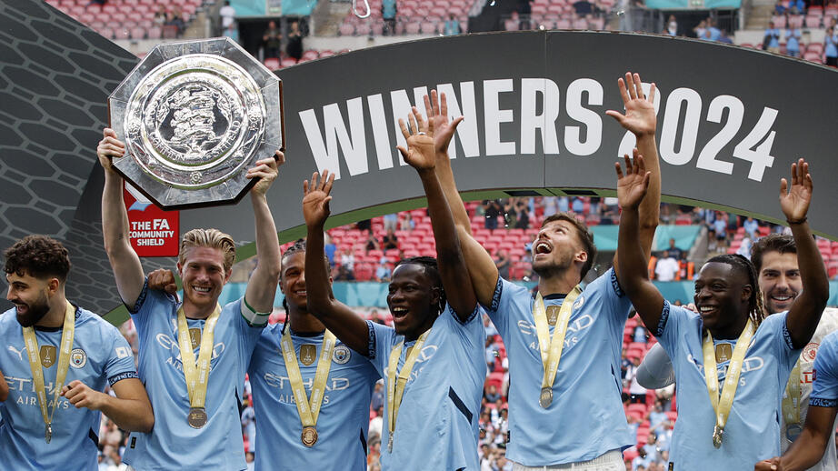 Manchester City Community Shield mästare 2024.
