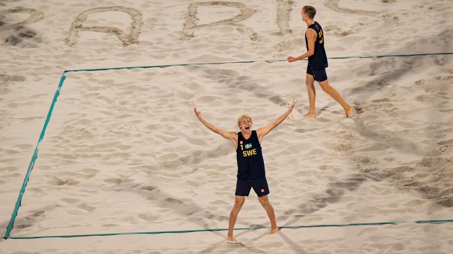 OS 2024  -BEACHVOLLEYBOLL FINAL. Foto: Pontus Lundahl/TT