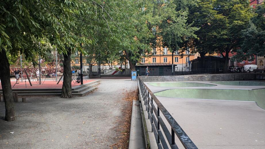 Björns trädgård på Södermalm. Här kan krogmiljön lätt spilla över och sänka trygghetskänslan, enligt Mikaela Enström.
