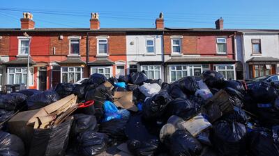 Britain Garbage Strike. Foto: AP Photo/Kirsty Wigglesworth