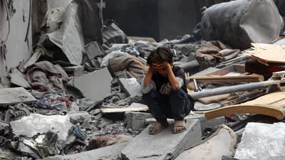 Gaza. Foto:  OMAR AL-QATTAA