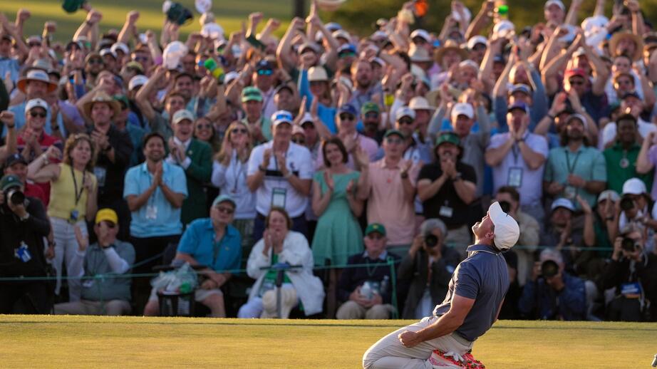 Rory McIlroy firar sin första seger någonsin i US Masters. 