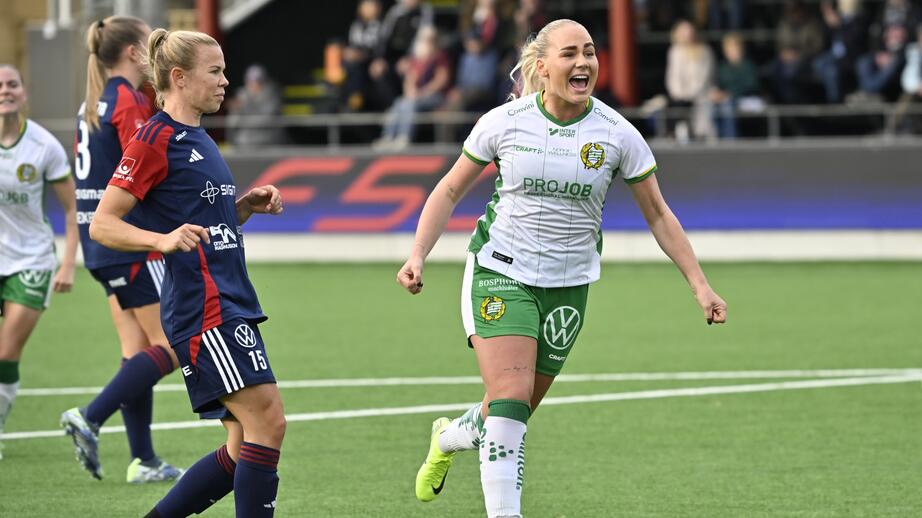 Damallsvenskan Rosengård - Hammarby. 