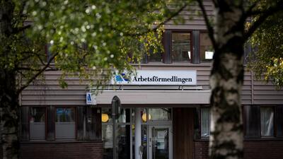 Arbetsförmedlingen. . Foto: Pontus Lundahl/TT