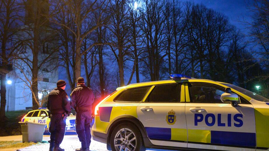 POLISINSATS KARLSKRONA. Foto: Johan Nilsson/TT