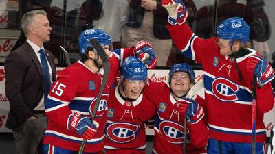 HKN Hurricanes Canadiens 20250416. Foto: Christinne Muschi/The Canadian Press via AP