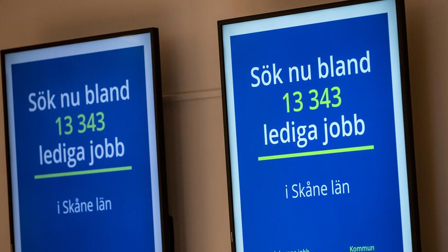 ARBETSFÖRMEDLINGEN . Foto: Johan Nilsson/TT