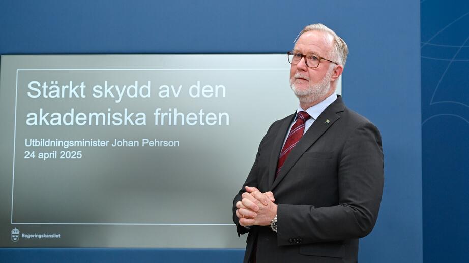 NY UTREDNING OM AKADEMISK FRIHET. Foto: Anders Wiklund/TT