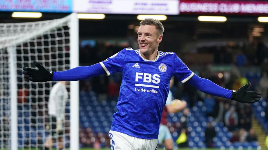 Jamie Vardy, 38, har spelat i Leicester sedan 2012.
