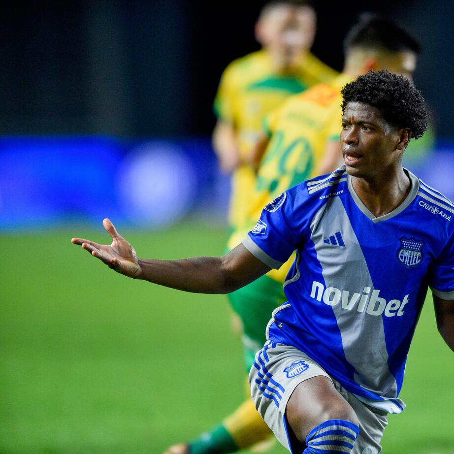Jackson Rodriguez har gjort nio framträdanden för Emelec den här säsongen. 