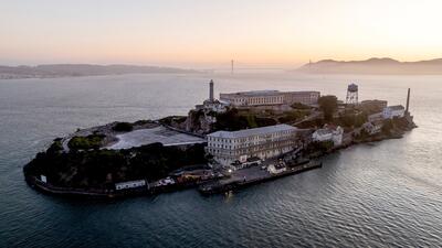 Trump Alcatraz. Foto: AP Photo/Noah Berger