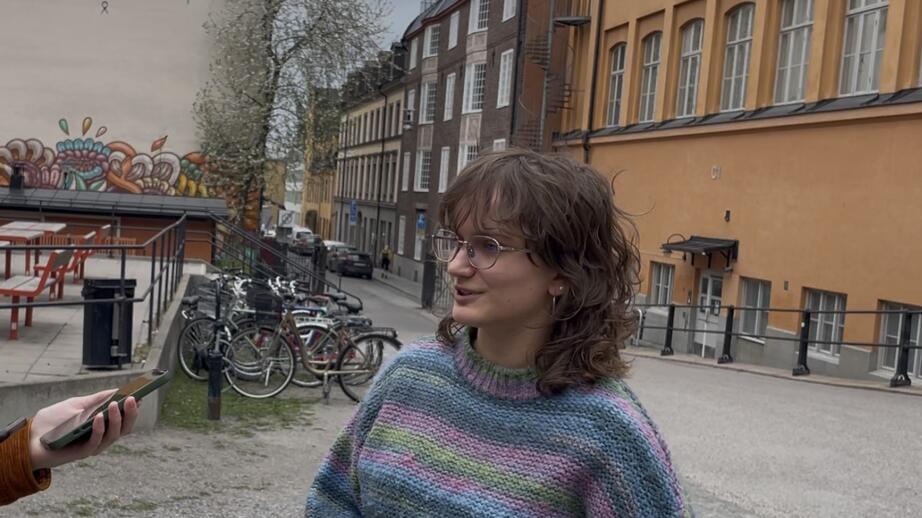 Pauline Lidén intervjuas om AI.