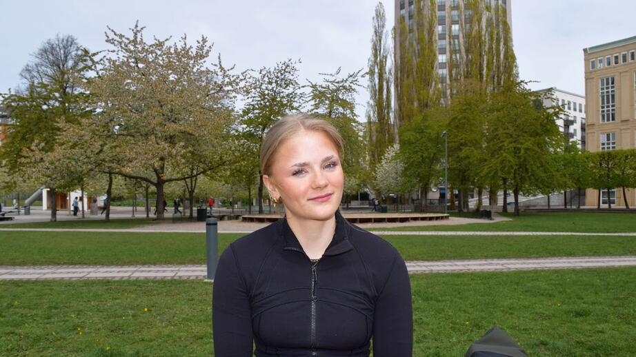 Ebba Bråfelt, 21, studerar på KTH när hon inte springer. 