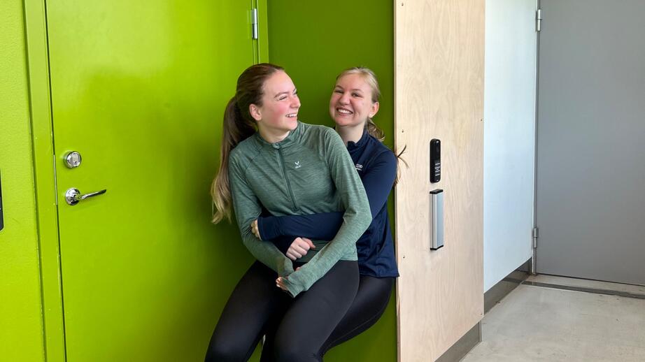 Genom löpningen skapas fina vänskaper. 