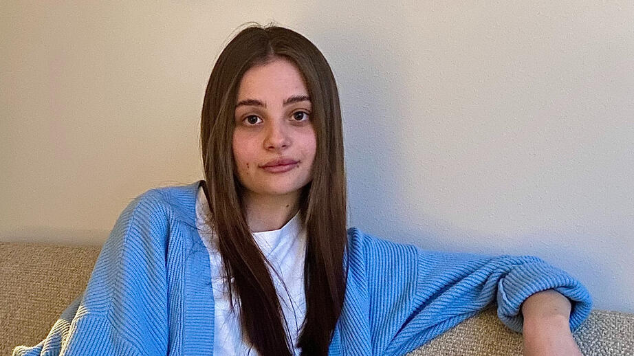 Masha Lyubivaya, 22 år gammal från Ukraina, var i Kiev. 