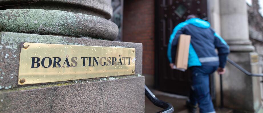 BORÅS TINGSRÄTT. Foto: Thomas Johansson/TT