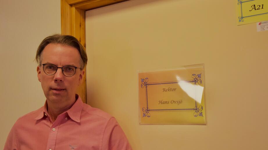 Hans Ovsjö beskriver sitt arbete som ”heaven and hell” på skolan.