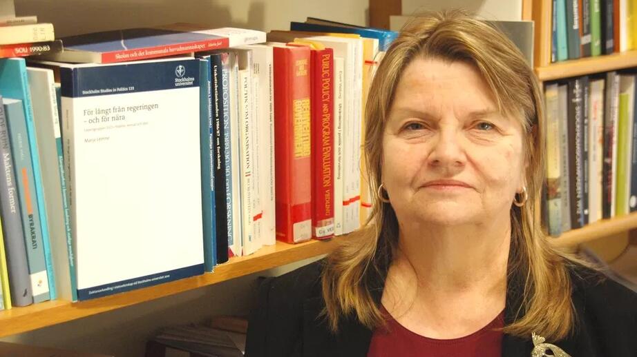 Marja Lemne har länge varit föreläsare. Hon har också jobbat många år på Regeringskansliet. 