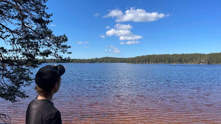 Vitsand är en badplats vid sjön Stora trehörningen i Västra Götaland. 