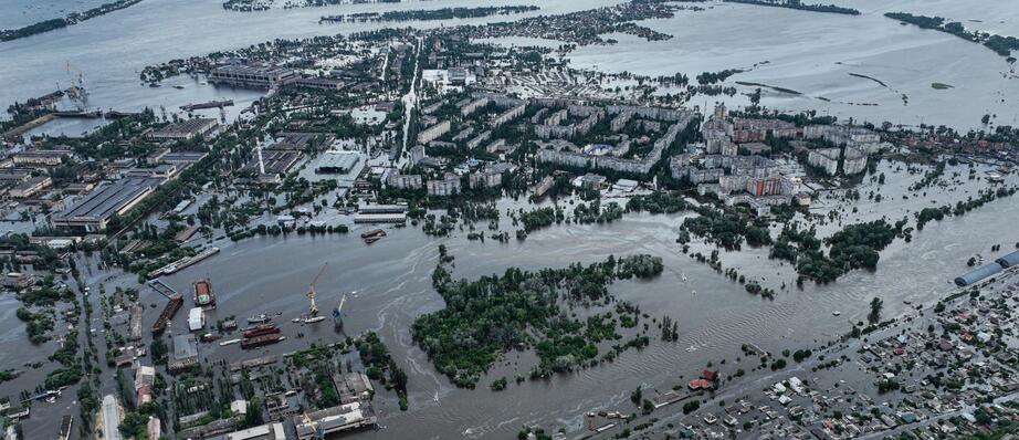 Russia Ukraine War Dam Collapse Victims. Foto: AP Photo/Evgeniy Maloletka