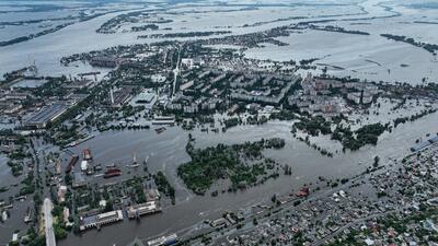 Russia Ukraine War Dam Collapse Victims. Foto: AP Photo/Evgeniy Maloletka