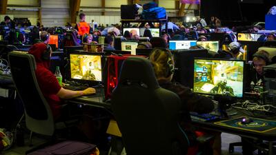 Gaming festival - Premierte Fortniteturnering. Foto: Heiko Junge / NTB