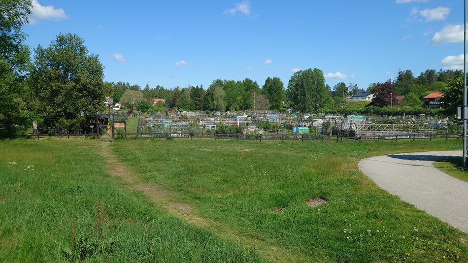 En varm sommarförmiddag i Tyresö.