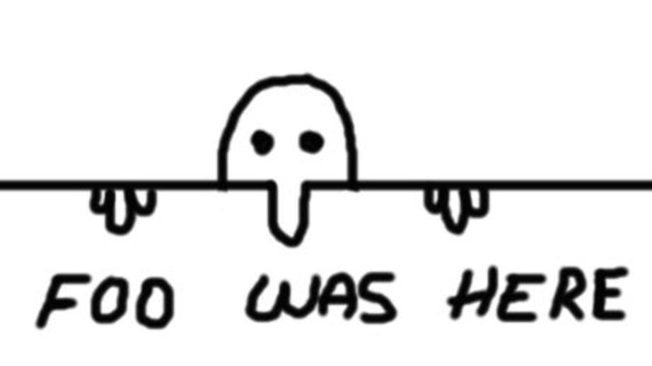 Australiensiska "FOO was here"