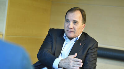 Stefan Löfven . Foto: Claudio Bresciani / TT