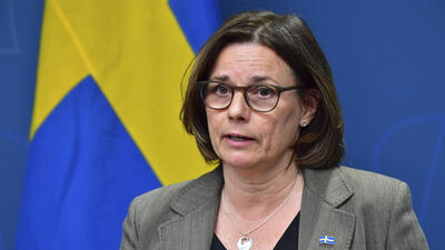 Isabella Lövin. Foto: Jonas Ekströmer/TT