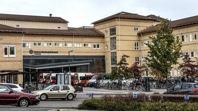Sjukvården i Östergötland under stor belastning. Foto: Tomas Oneborg / SvD / TT