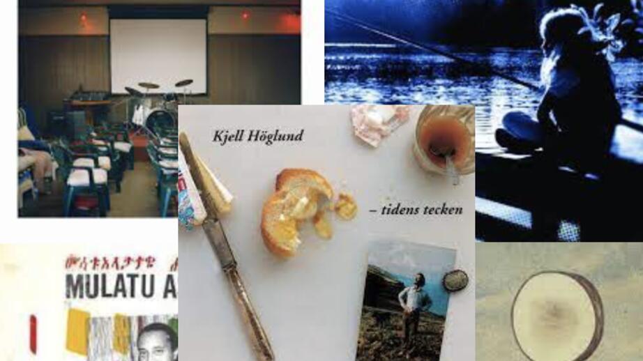 Collage av albumen i artikeln.