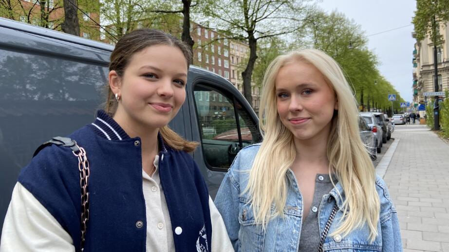Rebecka Hall, 17 år och Lovisa Scharin, 17 år
