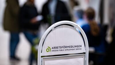 ARBETSFÖRMEDLINGEN . Foto: Johan Nilsson/TT