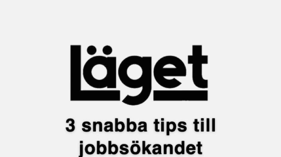 Ellinor Wassberg från Arbetsförmedlingen delar med sig om sina bästa tips.